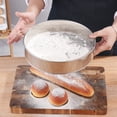 thumbnail image 3 of Injueey Tamiz de harina de acero inoxidable no tóxico con borde para polvo para hornear tamiz de harina de acero inoxidable Cocina y Comedor, 3 of 6