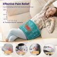 thumbnail image 2 of Heating Pad, Weighted Heating Pad with Massaging Vibrations, Massage Heating Pad for Back Cramps Shoulder Pain Relief, 6 Heat Settings & 4 Massage Modes, Gifts for Christmas, 24” x 12”, 2 of 7