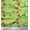 Light Green, variant on Soimoi Brown Georgette Viscose Fabric Stamps Christmas Print Sewing Fabric Yard 42 Inch Wide