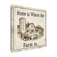 thumbnail image 2 of Jean Plout 'Where The Farm Is A' Canvas Art, 2 of 3