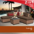 thumbnail image 2 of Tuscan 6 Piece Outdoor Wicker Patio Furniture Set 06f, 2 of 7