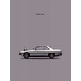 thumbnail image 2 of Rogan, Mark 19x24 Black Ornate Wood Framed with Double Matting Museum Art Print Titled - Nissan Skyline 2000GT, 2 of 4