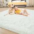 thumbnail image 4 of TWINNIS Shag Area Rug,9'x12'Soft Fluffy Area Rugs for Living Room Bedroom Kids Room Carpet,Cream White, 4 of 7