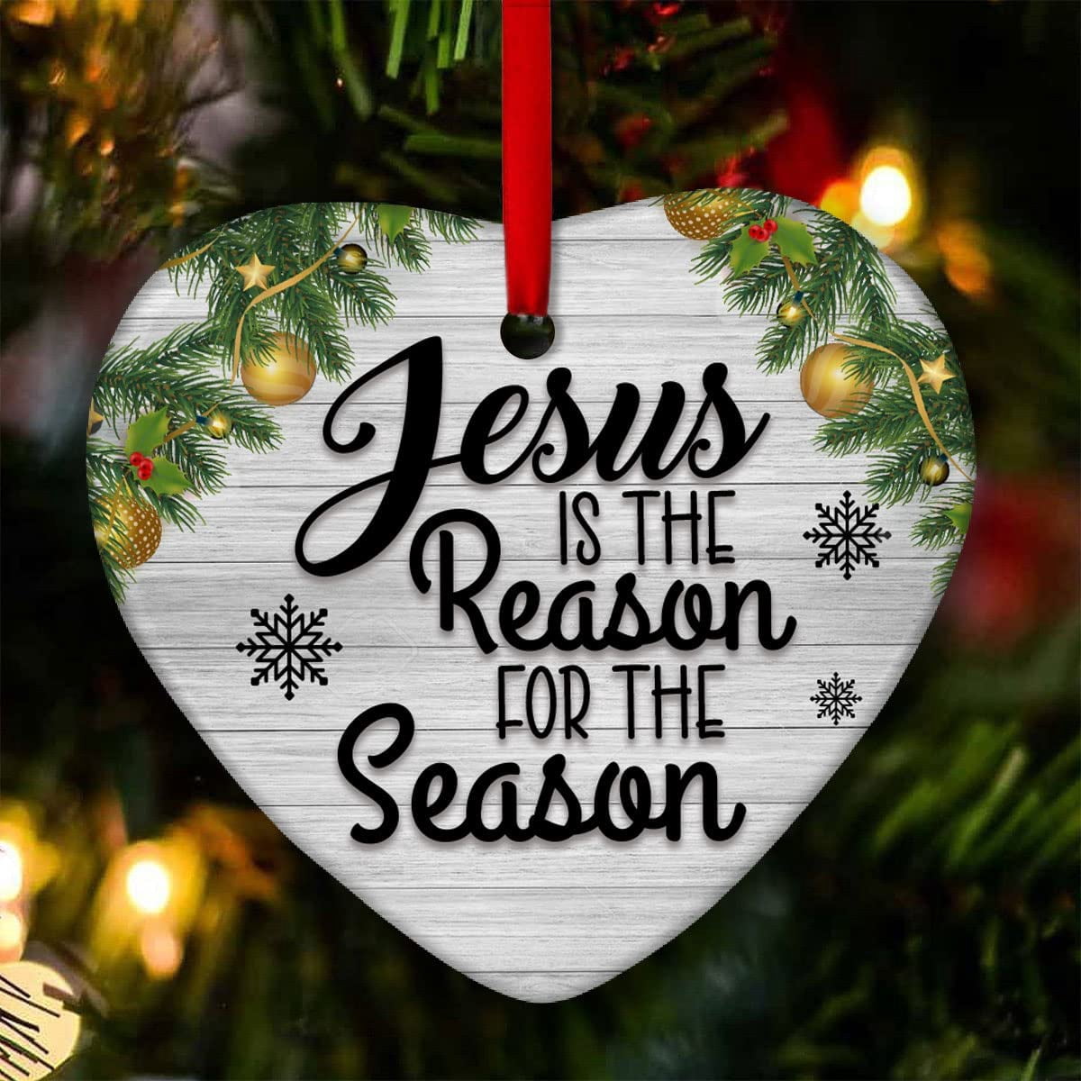 Jesus is The Reason for The Season Christian Xmas Christmas Trees