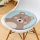thumbnail image 5 of Cojín redondo para silla infantil | Cojín grueso de invierno para jardín de infancia y escuela | Cojín de felpa con estampado animal para sillas y taburetes infantiles | Cojín acogedor para silla de, 5 of 7