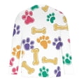 thumbnail image 2 of Ceisia Men's Colorful Glitter Paw Print T-Shirt | Slim Long-Sleeve Crewneck Casual Top Gift, 2 of 5