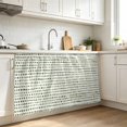 thumbnail image 3 of Sage Green Polka Dots Cabinet Curtain 28"W x 51"L, Modern Abstract Art Aesthetics Dust-Proof Privacy Curtain for Closet Shelves Self Adhesive, Sink Skirt for Bathroom Vanity Kitchen Laundry Room, 3 of 9