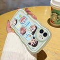 thumbnail image 4 of Funda de teléfono para iPhone X Xs Xr Xs Max carcasa protectora de silicona transparente casos de cámara hp Doraemon patrón feliz funda a prueba de golpes funda colorida borde de onda cubierta trasera, 4 of 4