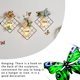 thumbnail image 5 of Injueey Arte de la pared Decoración Metal Patio Jardín Ornamento Artesanía al aire libre Escultura de hierro Estatuilla decorativa Fiesta en Decoración Verde, 5 of 6
