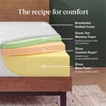 thumbnail image 2 of Zinus Spa Sensations Serenity 12" Queen Mattress, Memory Foam Mattress with Green Tea and Pressure Relief, 2 of 11