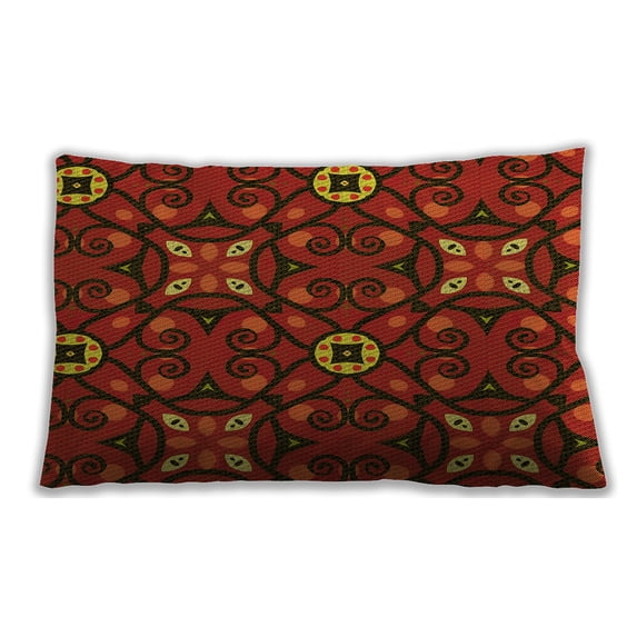 Ahgly Company Indoor Rectangular Contemporary Lumbar Throw Pillow, 13 inch by 19 inch