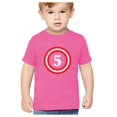 thumbnail image 1 of Tstars Boys Unisex Birthday Gift for 5 Year Old Graphic Tee 5th Birthday Gift for Five Years Old Captain Birthday Shirts for Boy B Day Birthday Party Toddler Infant Kids T Shirt, 1 of 7
