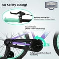 thumbnail image 4 of JOYSTAR 20 Inch Kids Bike with Training Wheels for 7-13 Years Old Boys & Girls, Toddler Cycle for Early Rider, Kids' Bicycles, Purple, 4 of 6