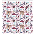 thumbnail image 3 of Ambesonne Paris Shower Curtain, Various City, 69"Wx75"L, Multicolor, 3 of 3