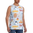 thumbnail image 2 of Kdxio Mignon Requin Débardeur Homme Musculation Gym Chemises Décontractées Sans Manches-Grand, 2 of 7