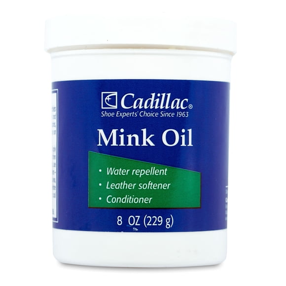 Aceite de visón para cuero Cadillac 229 g acondicionador impermeabilizante