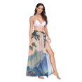 thumbnail image 2 of FORMRS Womens Beach Sarong Semi-Sheer Bikini Wrap Skirt Swimsuit Cover-ups, Pine Tree at Dawn, 2 of 7