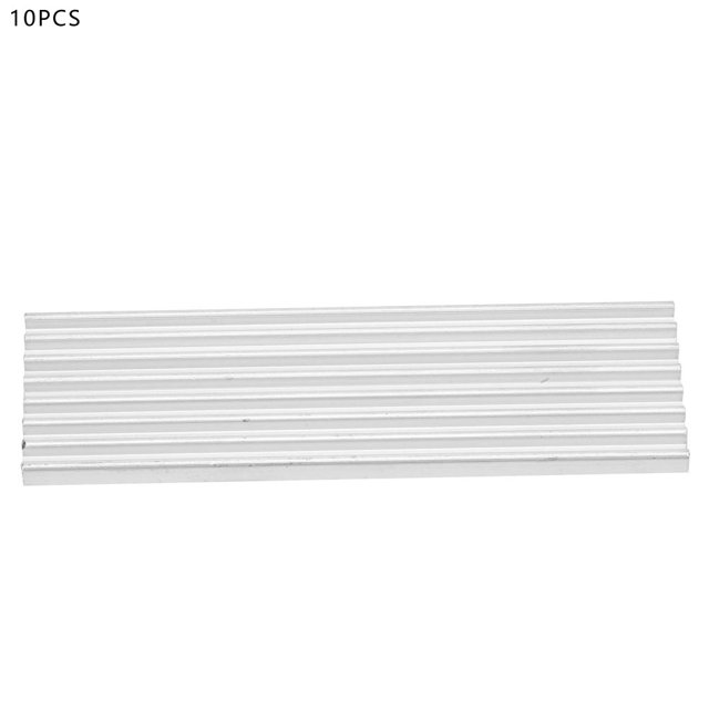 10 Uds M2-3(Q22*3*70-blanco) disipador de calor de aluminio disipador de calor de aleta de refrigeración para M.2 2280 SSD