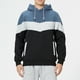 thumbnail image 4 of Sudadera con Capucha de Bloque de Color para Hombres con Bolsillos Jersey con Capucha con cordón Puños acanalados Dobladillo Manga Larga Cómoda Sudadera con Capucha Azul Denim L, 4 of 6