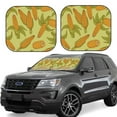 thumbnail image 2 of Picia Corn 2 Piece Car Windshield Sun Shade Foldable | Foldable Sun Shield for Front Window Blocks UV Rays and Keeps Your Vehicle Cool-Large, 2 of 7