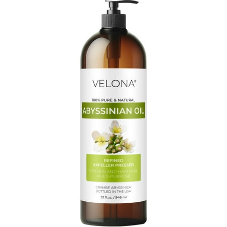 Abyssinian Oil by Velona – 32 Fl Oz | 100% Pure and Natural Carrier Oil | Hair Body Care | Use Today – Enjoy Results Abyssinian Oil by Velona – 32 Fl Oz | 100% Pure and Natural Carrier Oil | Hair Body Care | Use Today – Enjoy Results