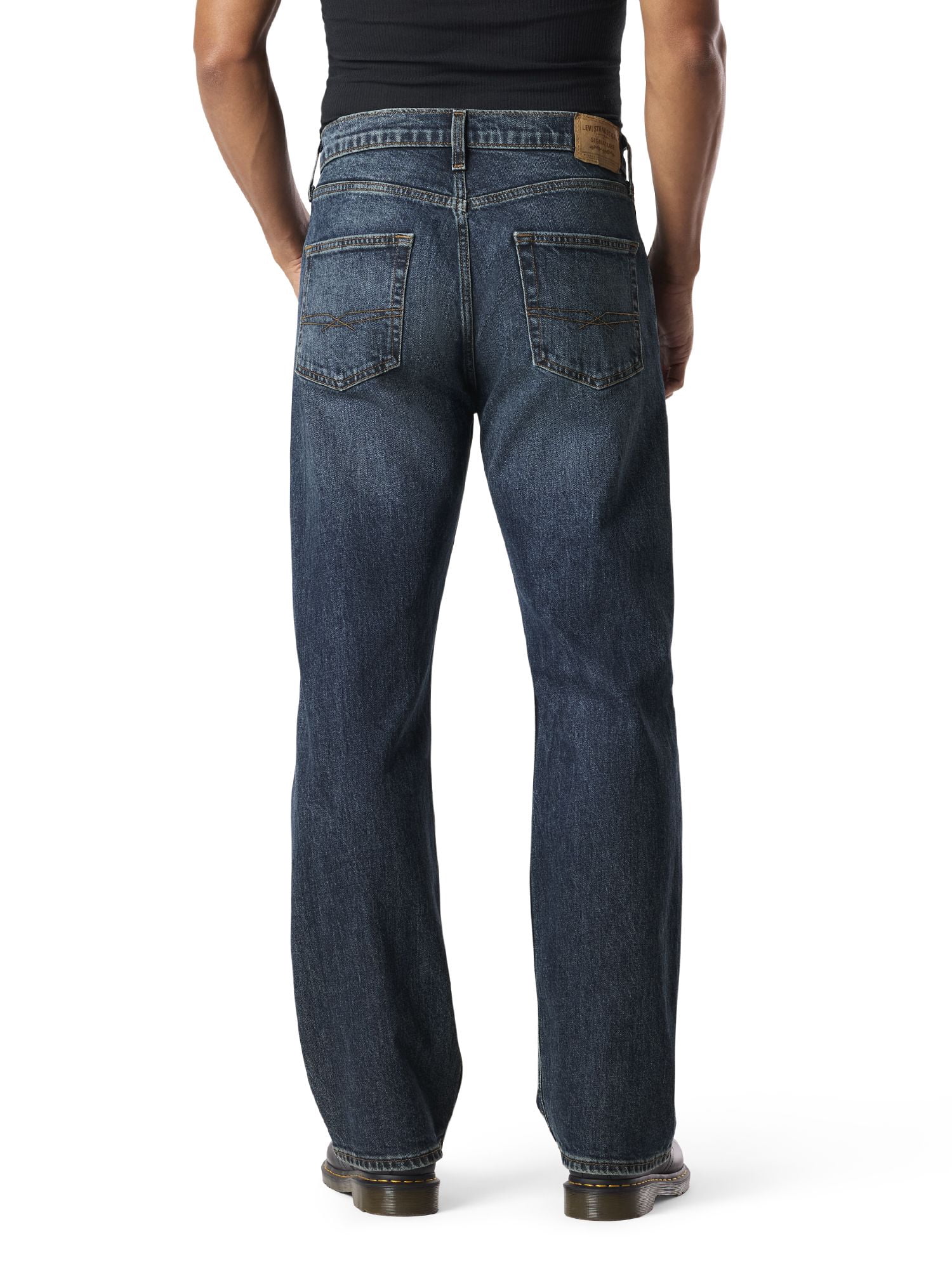 Levi Strauss Signature Men's and Big and Tall Original Relaxed Bootcut Jeans