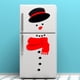 thumbnail image 4 of JM Imanes de nevera de muñeco de nieve, decoraciones navideñas, imanes grandes para nevera, decoraciones navideñas a cuadros de búfalo rojo y negro para refrigerador, gabinetes de puertas de metal JM JM, 4 of 5