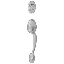 Schlage F92-Ply Plymouth Exterior One-Sided Dummy Handleset - Chrome