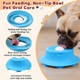 thumbnail image 5 of Dog Sculpted Piece Slow Feeder, 6 Inch Silicone Slow Feeder Dog Sculpted Piece with Built in Rolling Ball, Non Slip Slow Feeder for Dogs, Small Dog Slow Feeder Sculpted Piece for, 5 of 7