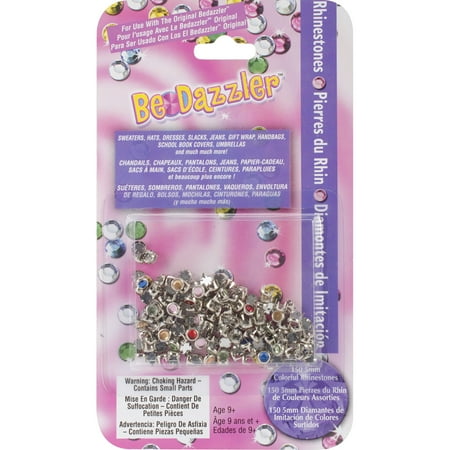 Be Dazzler Rhinestone Refill 150/Pkg-Assorted Colors