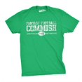 thumbnail image 1 of Mens Fantasy Football Commish T Shirt Funny Gift for Dad Game Day Graphic Cool, 1 of 6