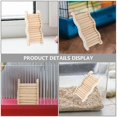 thumbnail image 4 of Wood Rat Ladder Toy for Climbing 4Pcs Chinchilla Ladder Pet Climbing Toy, 4 of 5