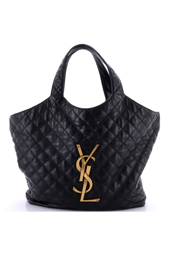 Pre-Owned Icare Shopping Tote Quilted Leather Maxi By Rebag