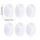 thumbnail image 3 of Set de huevos falsos de madera | 6 Pcs Huevos de madera blancos sin terminar | Suministros de pintura de bricolaje para manualidades | Huevos falsos decorativos realistas | Arte de Pascua, 3 of 6
