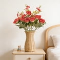 thumbnail image 6 of JHyouerji Artificial Rose Flowers Long Stem Red Fake Silk Roses for DIY Wedding Bouquet Table Centerpiece Home Decor, 6 of 7
