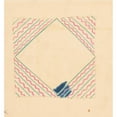 thumbnail image 2 of Winold Reiss 15x16 Gold Ornate Wood Frame and Double Matted Museum Art Print Titled - Miscellaneous Small Sketches for Inlaid Table Tops.) (Design with Zig-Zag Motif (1930), 2 of 4