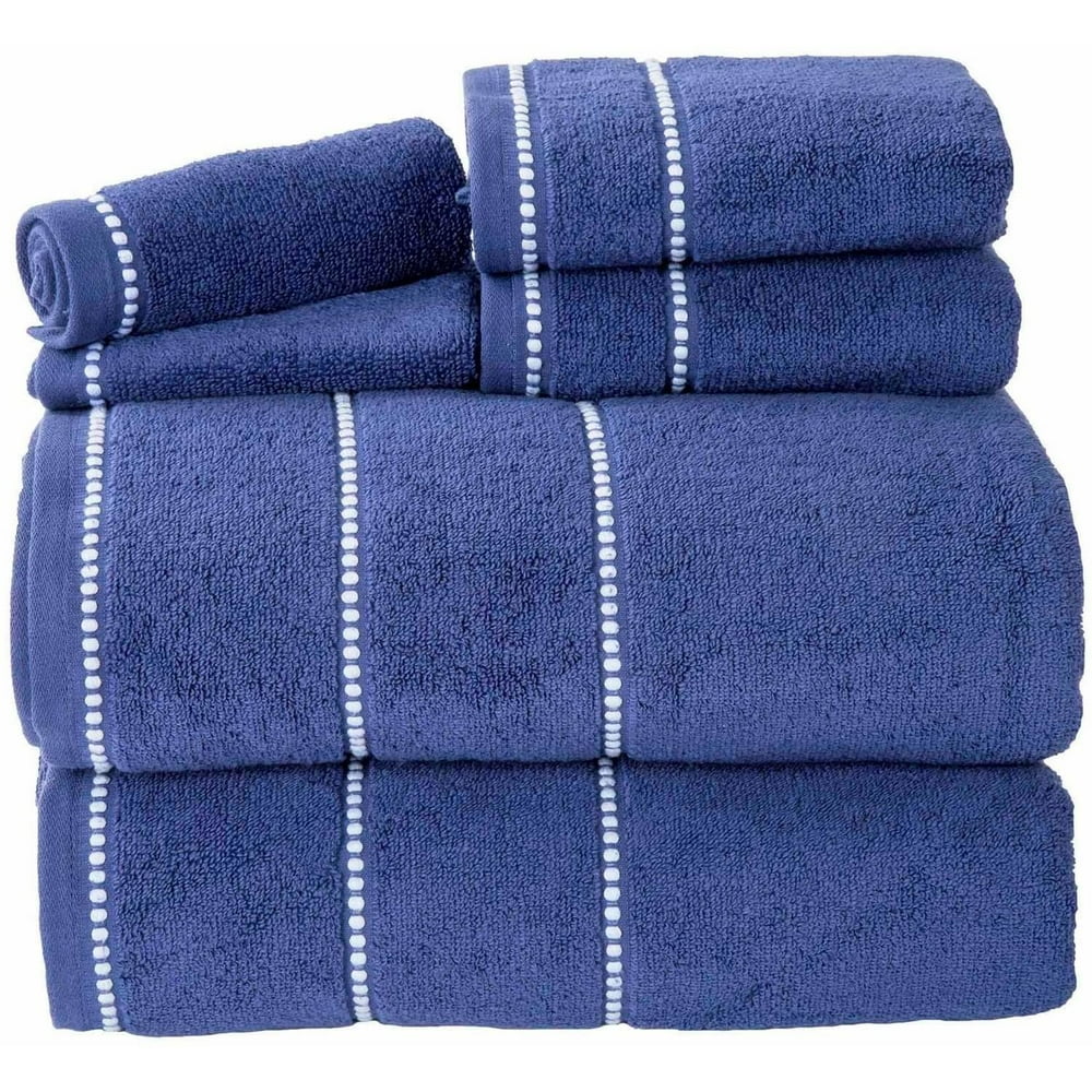 somerset-home-quick-dry-100-cotton-zero-twist-6-piece-towel-set