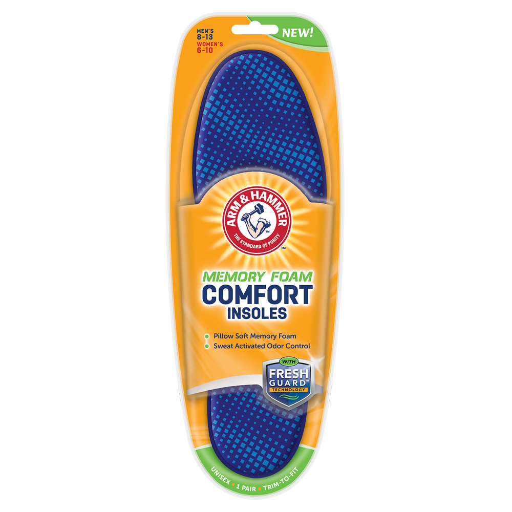 Arm &amp; Hammer Memory Foam Comfort Insoles