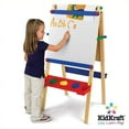 KidKraft DoubleSided Wooden Artist Easel with Paper Roll, Children's