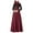 Red, variant on Dresses Solid Color Women Dress Kaftan Arab Jilbab Abaya Lace Stitching Maxi Dress Cozy Sundress Wedding Guest Dress