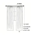 thumbnail image 5 of Gorgeous Home Linen Lime Green 1 Panel Solid Lined Backing Window Curtain Drape Rod Pocket Matte 35"Width x 63" Short Length, 5 of 6
