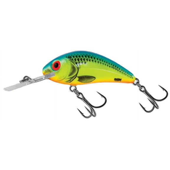 Salmo Rattlin Hornet 4.5cm Floating Crankbait Chartreuse Blue Hard Bait Lure
