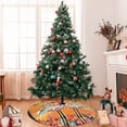 thumbnail image 7 of Lsque Halloween Flamingos Print Christmas Tree Skirt, Tree Skirt with Ties or Velcro, Perfect for Holiday Decorations, Halloween, and New Year-36", 7 of 7