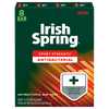 Irish Spring Sport Strength Antibacterial Bar Soap for Men, 3.7 oz, 8 Pack