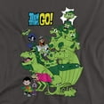 thumbnail image 2 of Teen Titans Go Beast Boy Stack Officially Licensed Adult T Shirt, 2 of 7