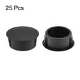 thumbnail image 2 of Hole Plugs Black Plastic 22mm(7/8-inch) Snap in Locking Hole Tube Fasteners Cover Flush Type Panel Plugs 25 Pcs, 2 of 3