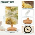 thumbnail image 3 of RMDQTR LED Push-Button Switch Warm-Tone Desk Lamp Plug-and-Play No Assembly Required Vintage Fashion Sunflowers, 3 of 7