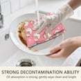 thumbnail image 5 of 2 Pcs Funny Kitchen Towels,Pink Christmas Santa Pattern Microfiber Dish Towels,Kitchen Tea Towels,Kitchen Towel Set (18" X 26"), 5 of 7