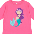 thumbnail image 4 of Inktastic Mermaid Girls Long Sleeve Toddler T-Shirt, 4 of 5