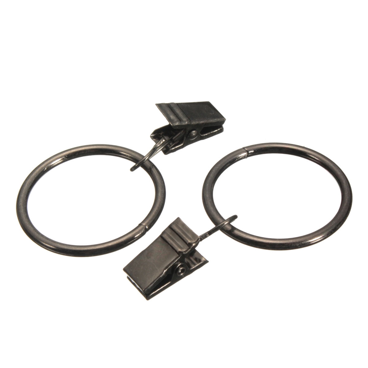 32mm, 40X Metal Curtain Rings Curtain Clips Drapery Rod Ring Net Rail